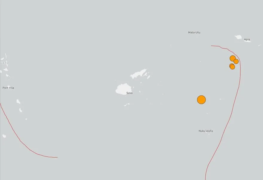 太平洋島國東加規模7.6地震　震央位於深處無海嘯風險