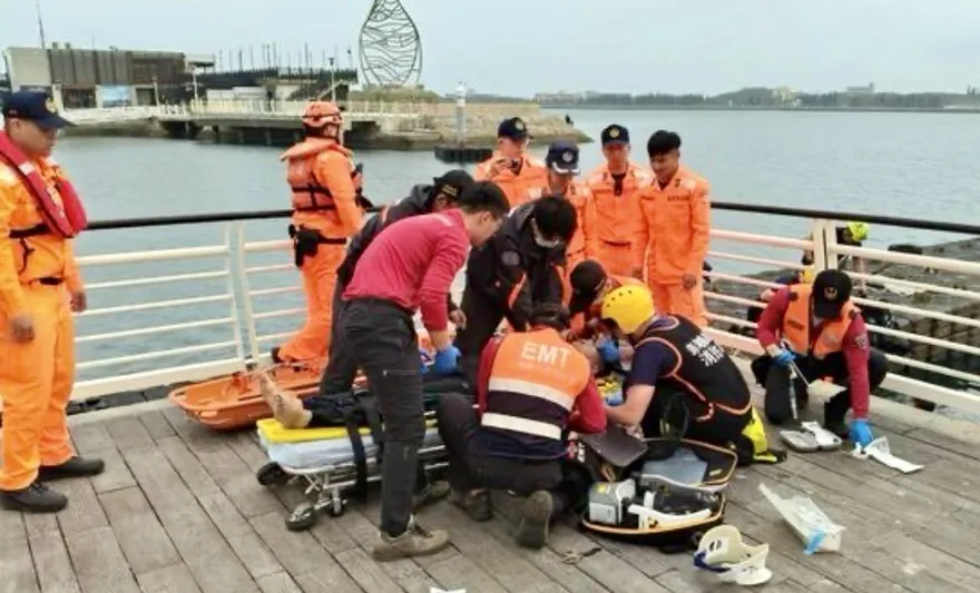 澎湖馬公海域男子落海　無呼吸心跳送醫搶救