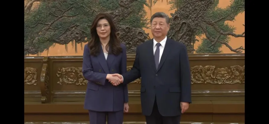 會見鄭麗文！習近平：兩岸都是中國人　要和平發展交流合作