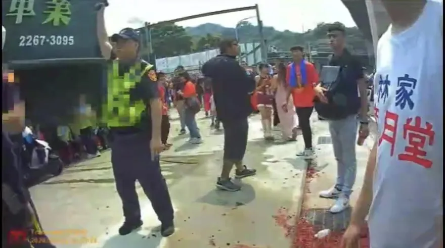 影/土城宮廟遶境肢體衝突大亂鬥　警所長開槍逮3人