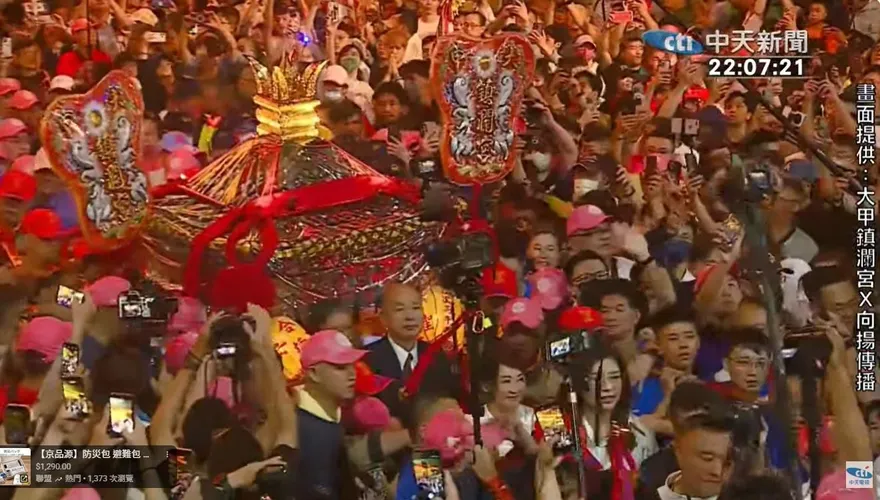 震撼！60萬信眾夾道恭送　大甲媽祖遶境創歷史人潮紀錄