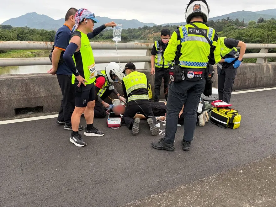 悚！新北鐵道馬拉松接力賽出事「1人吐血命危」