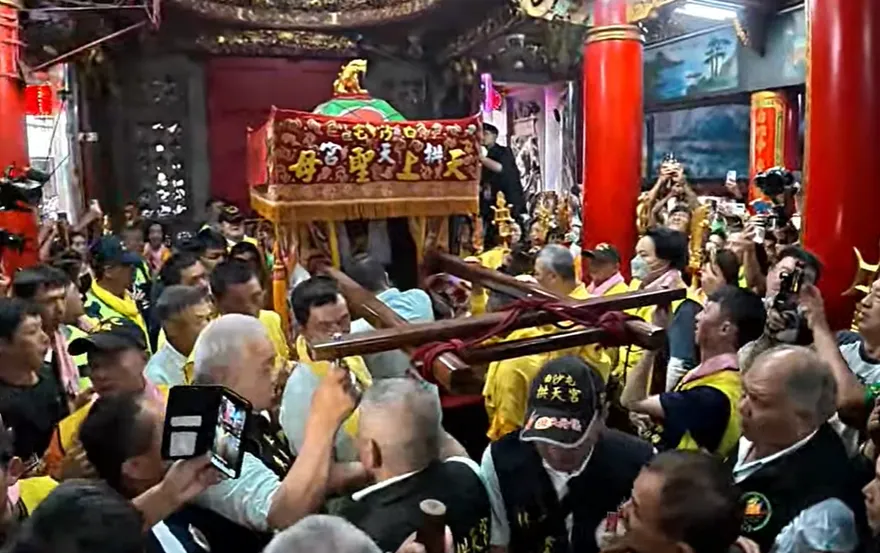 八天七夜進香圓滿謝幕！　白沙屯媽祖下午4點10分回宮安座