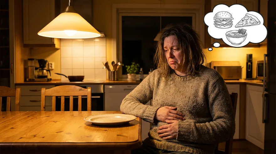 深夜肚子餓吃宵夜怕胖？營養師：200大卡內吃飽有撇步