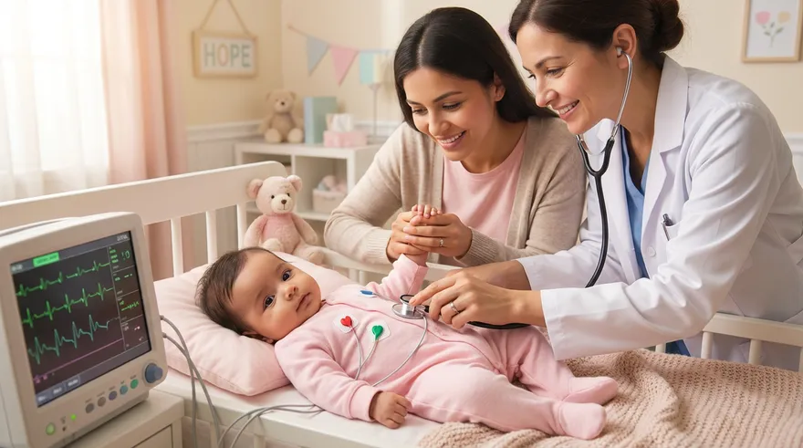 嘉義首例！1歲女嬰免開刀修補心臟破洞　手術當日出院