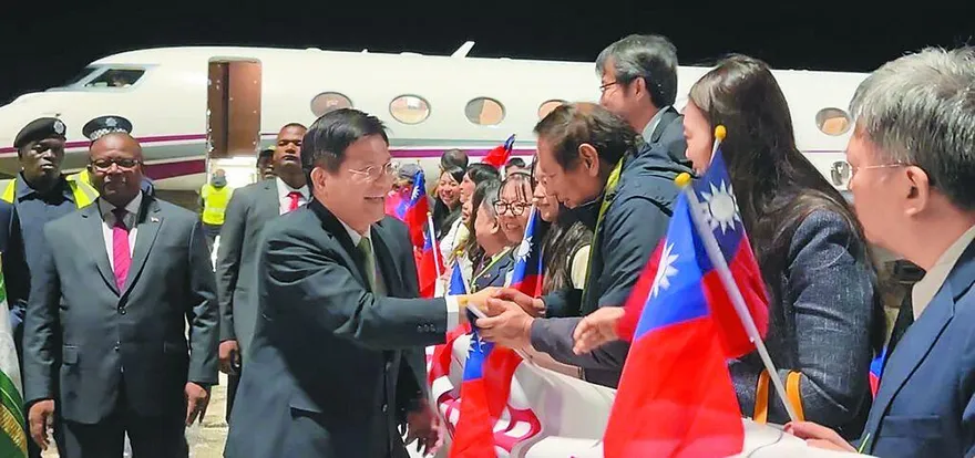 林佳龍排除萬難抵史瓦帝尼　外交部：蠻橫手段無法封鎖民主台灣