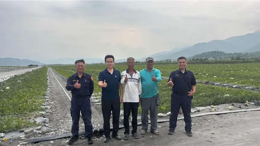 玉里最甜西瓜開採！　警啟動護瓜行動