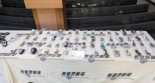 刑事局破高檔精品錶仿冒工廠　侵權市值高達8千萬