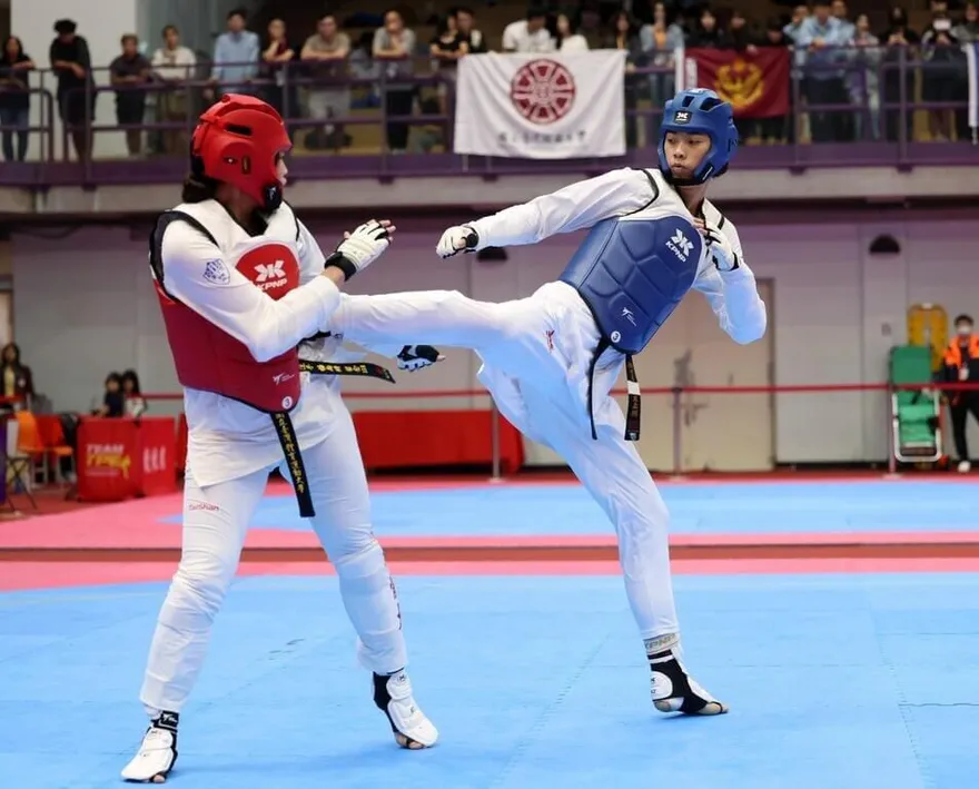 全大運/羅嘉翎跆拳道摘金 揣摩日本踢拳手木村萌那