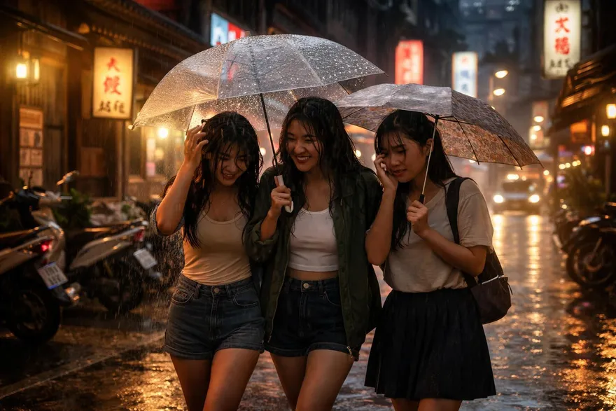 下班小心！2縣市雨彈開炸　慎防瞬間大雨