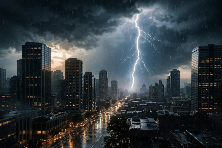 大雷雨狂炸5縣市！氣象署緊急發布國家警報　警戒範圍曝光