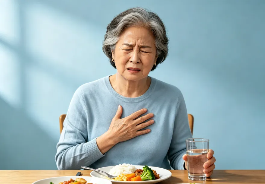 胸口卡卡吞嚥困難！6旬婦確診罕見「食道弛緩不能症」