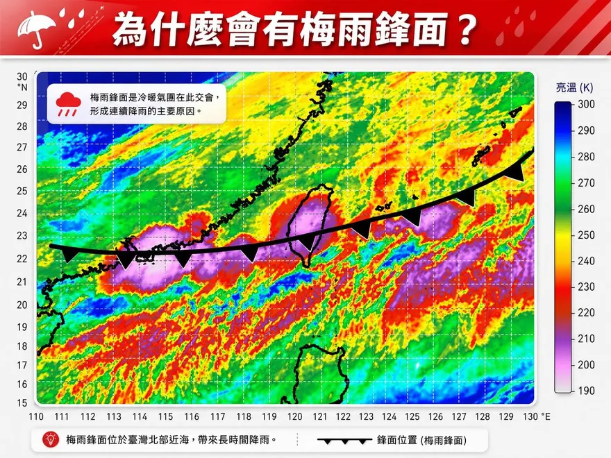 好天氣倒數1天！梅雨鋒面來襲　氣象專家揭「劇烈降雨」關鍵