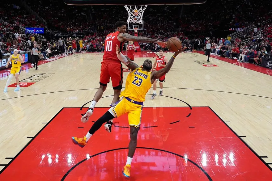 NBA/湖人晉級了！老詹皇大砍28分　火箭慘敗打包
