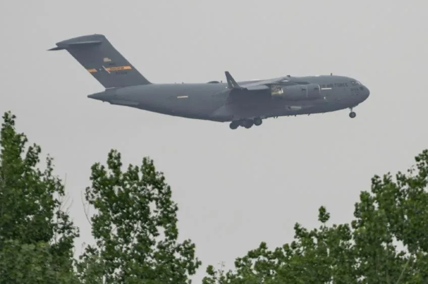川普要來了？美軍C-17運輸機「環球霸王」現北京　或載先遣物資