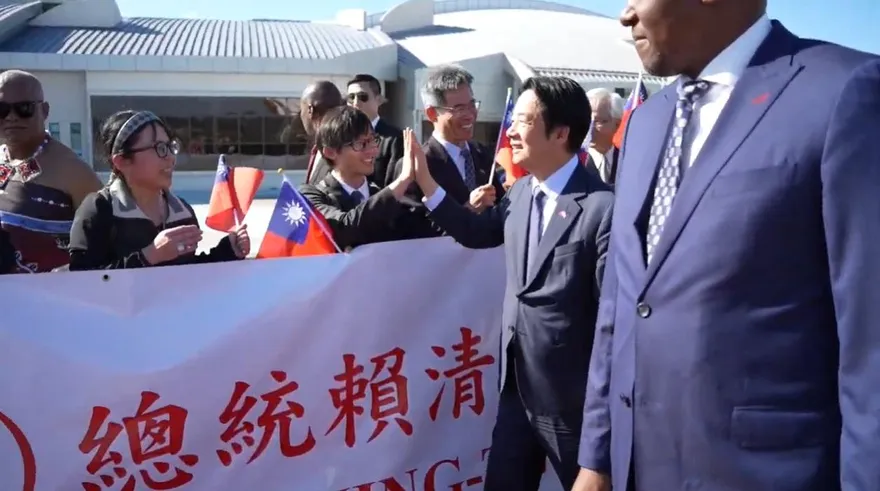 直擊！賴清德抵史瓦帝尼　外交部轟大陸阻撓：飛安武器化