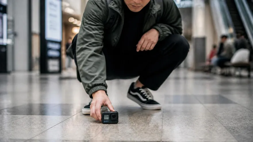 影/北市信義區撿相機爆300偷拍片！　失主認領當場遭逮