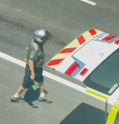 影/不滿小姨子奪房！台南8旬翁持斧縱火、砍人　劫救護車