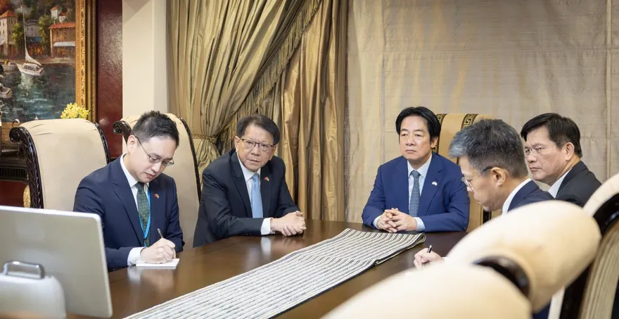 抵史國訪問與國安團隊視訊會議　賴清德：守護台灣是我們使命
