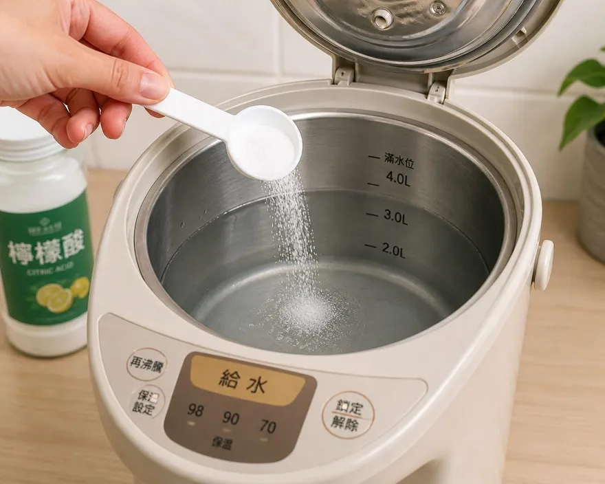 電熱水瓶水垢好難清？家事達人教4步驟　橡圈龜裂要換新