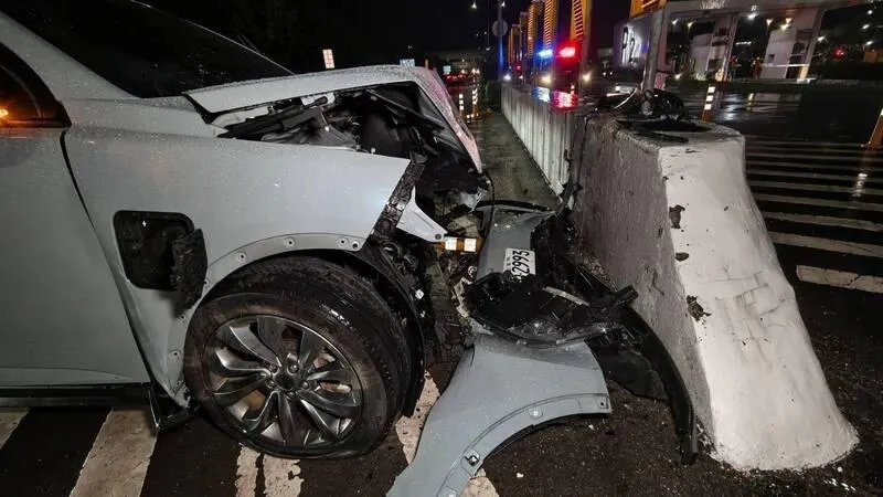 影/天人永隔！桃園機場航廈外死亡車禍「妻死夫傷」