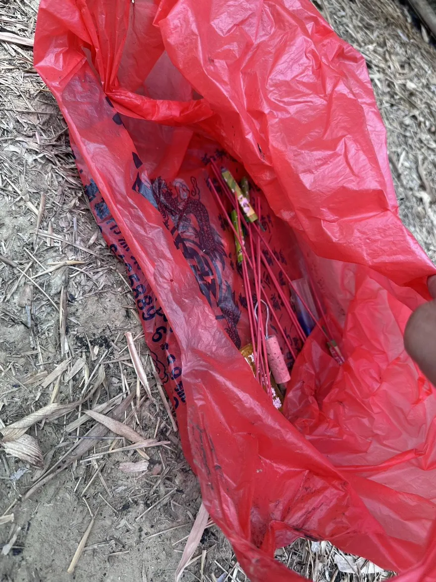 高雄芭樂園躺焦屍！婦人疑放沖天炮趕猴誤燃竹林遭燒死