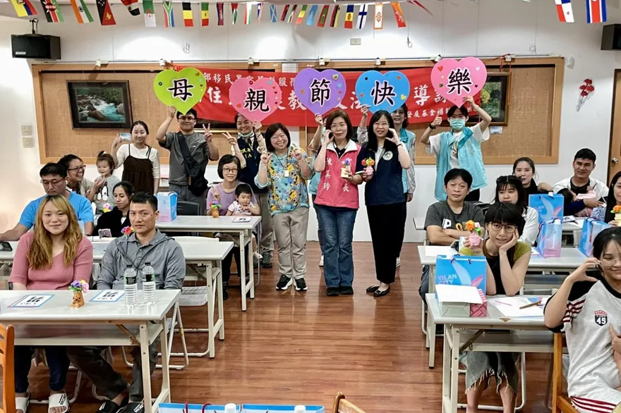 母親「放假」！移民署攜手宜蘭市公所與新住民家庭同慶母親節