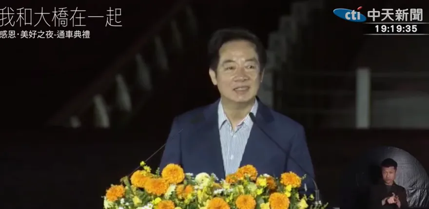 淡江大橋通車在即！賴清德宣示：台61線將成第3座縱貫高速公路