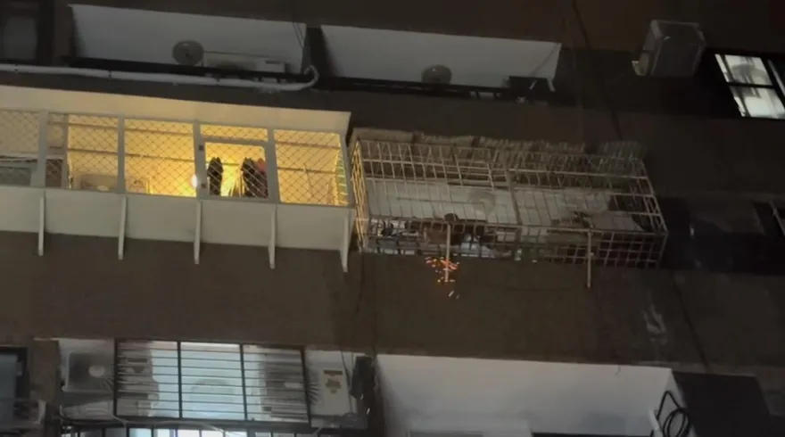 北市信義區民宅陽台燒香引燃盆栽　狂噴火星屋主自撲