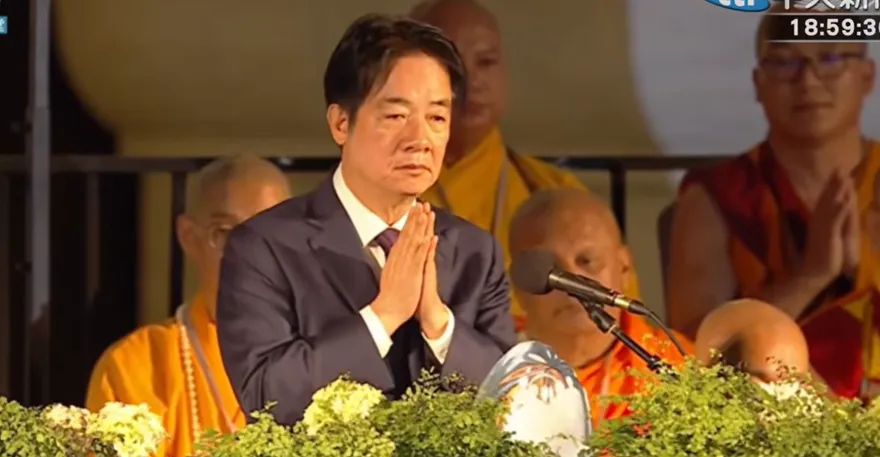 賴清德出席佛誕浴佛祈福會　感謝慈濟對社會無私奉獻