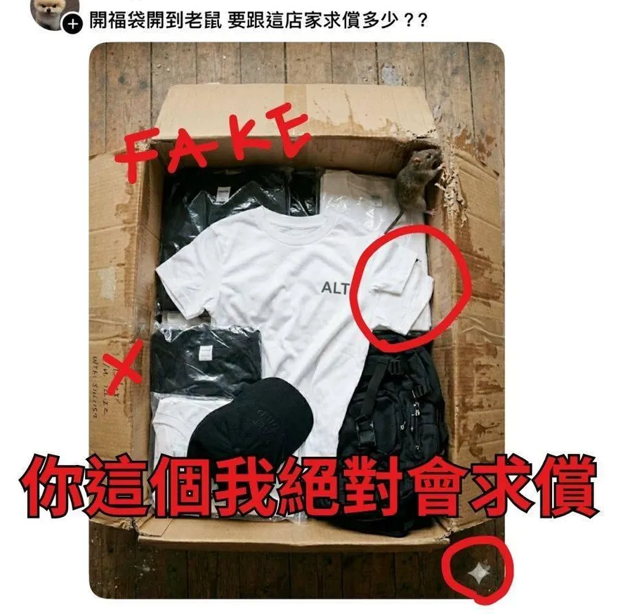 AI造假開箱有老鼠挨告　男大生突塞百萬支票求「改口政治操作」
