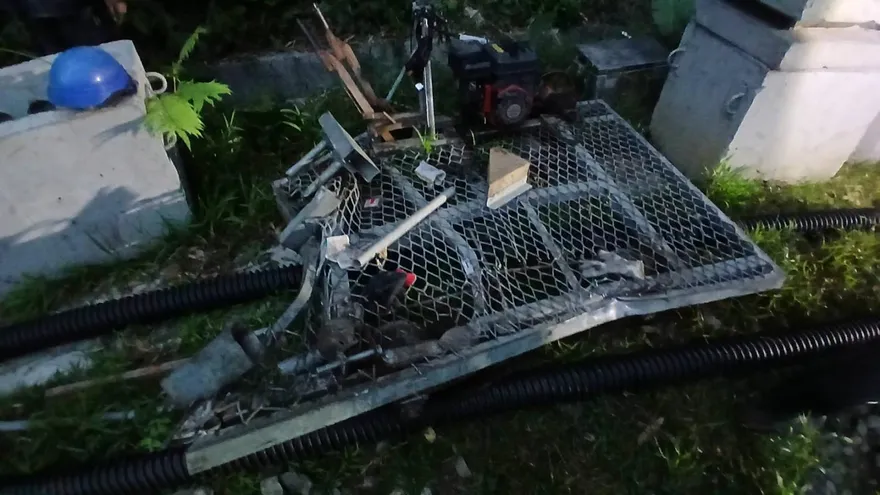 阿里山林鐵台車事故！工程車煞車不及追撞　工人急逃