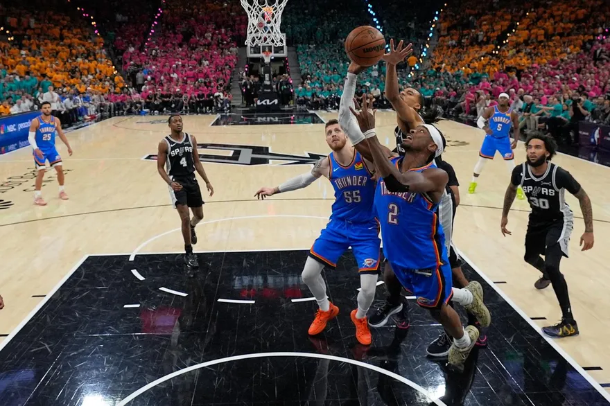 NBA/雷霆板凳轟76分！逆襲馬刺2-1領先　文班亞馬4籃板認輸