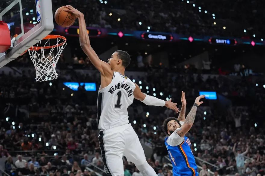 NBA/文班亞馬轟33分！馬刺扳平雷霆　逼進天王山之戰