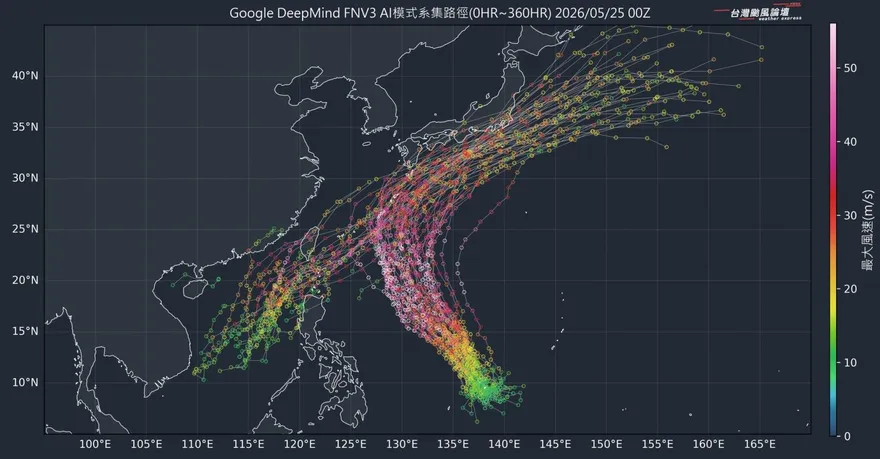 最快本週至少1個颱風生成　南海熱帶擾動撲台機率曝