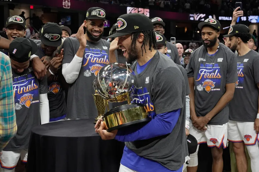 NBA/尼克睽違27年重返總冠軍賽！布朗森帶隊11連勝奪東冠MVP