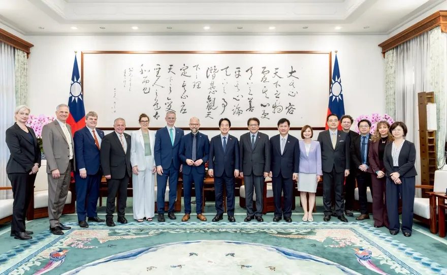 接見德國會議員訪團　賴清德：唯有民主國家合作才能確保區域和平