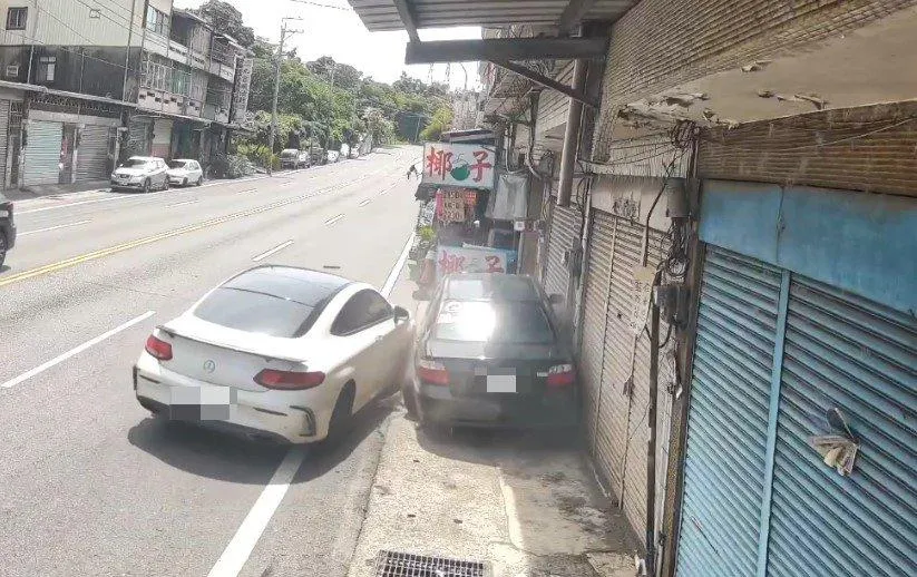 影/又是毒駕惹禍！男撞路邊車逃逸　警調監視器追人送辦