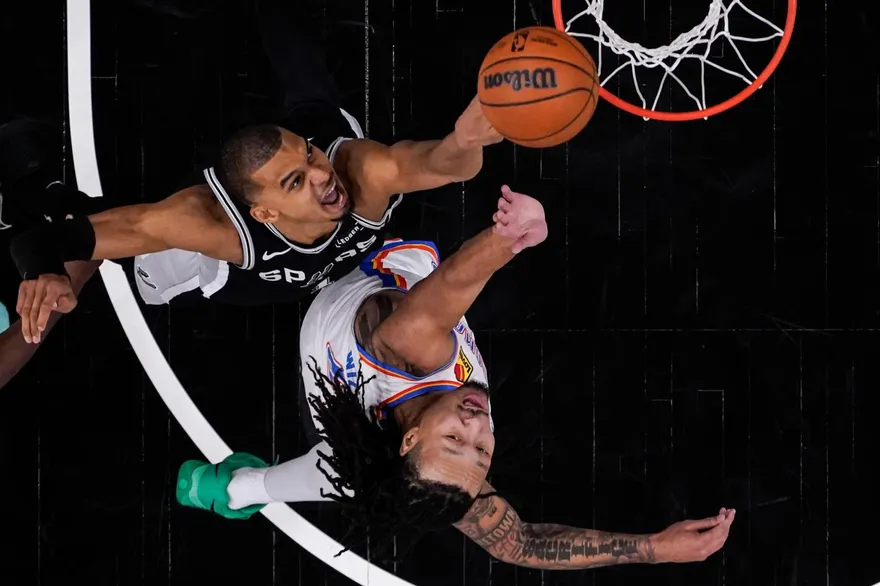 NBA/文班亞馬回神轟28分！馬刺扳平雷霆　逼進生死第7戰