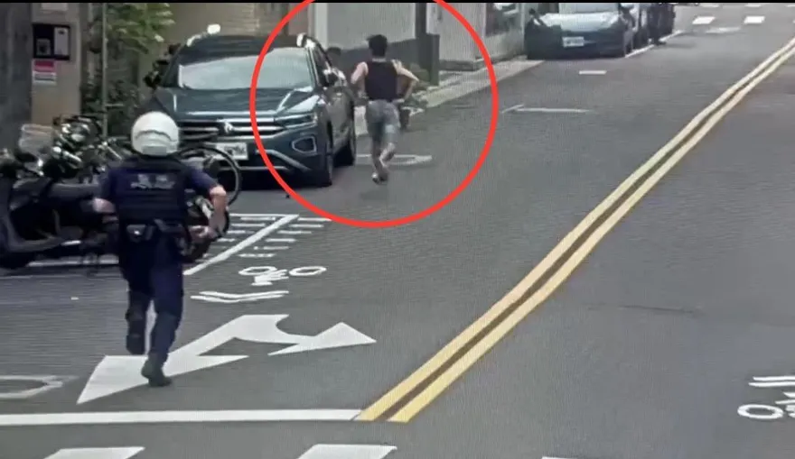 影/失聯移工遇警攔查棄車狂奔　警衝刺逮人送辦