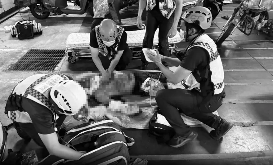 影/苗栗竹南郵局驚傳兇殺案　郵務士遭砍多刀送醫不治