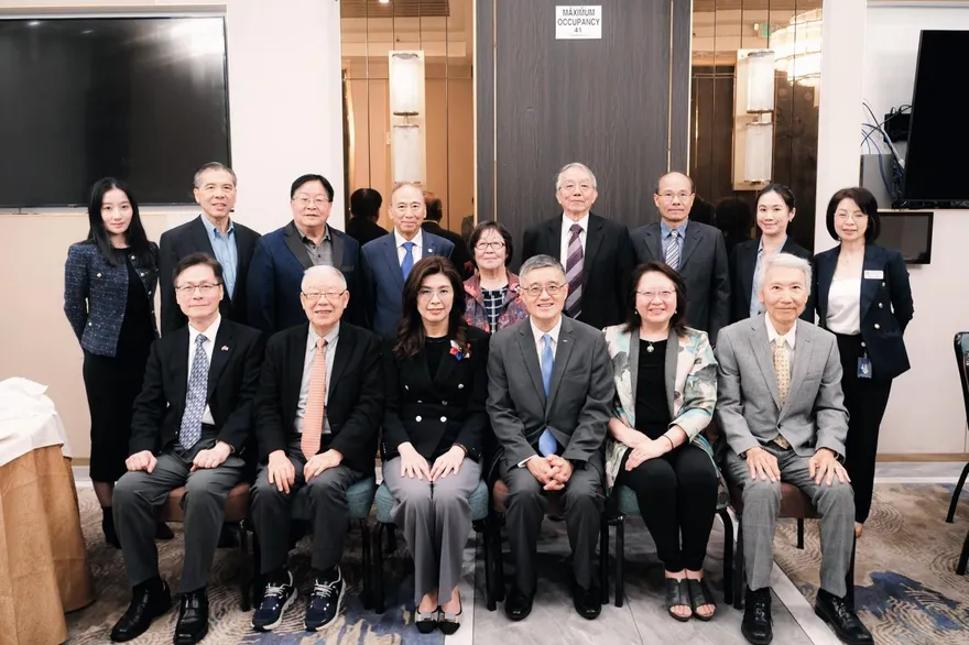 鄭麗文訪美晤「菁英僑胞團」超驚人！台積電、惠普、大摩前高層全到了