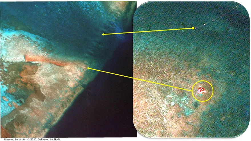南海現神秘漂浮物！衛星照顯示「真的有」　幾天後離奇消失