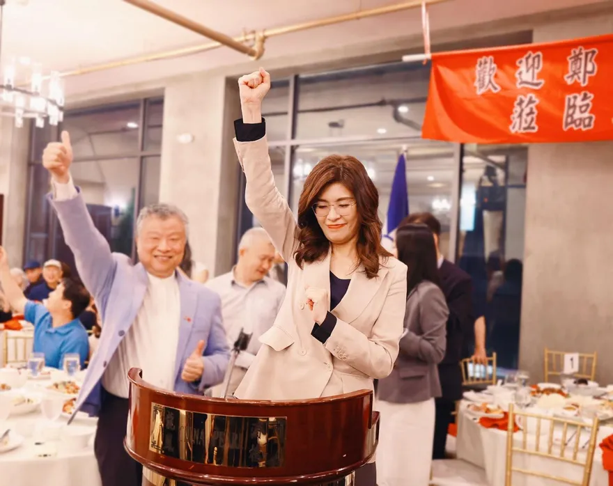 鄭麗文訪美轟動波士頓！影片曝光太震撼　她「一句話」意有所指？