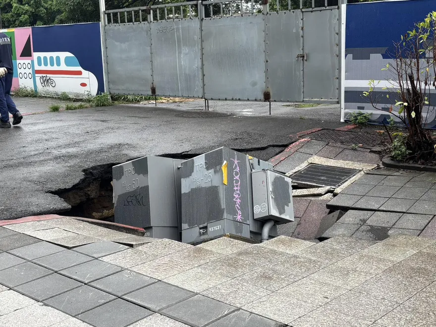 捷運北門站突現「天坑」吞噬變電箱　陳怡君提3建議給台電和北市府