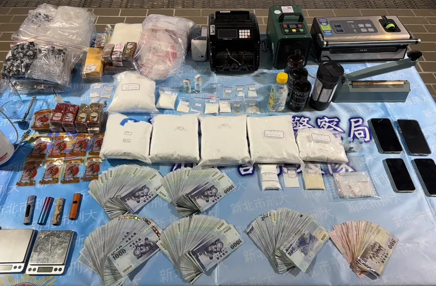影/新北警破喪屍菸彈分裝場　扣上億元原料可製48萬顆