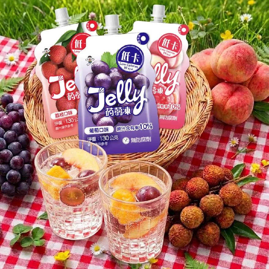 低卡輕食新選擇！旺旺Jelly蒟蒻凍　3種水果風味新上市
