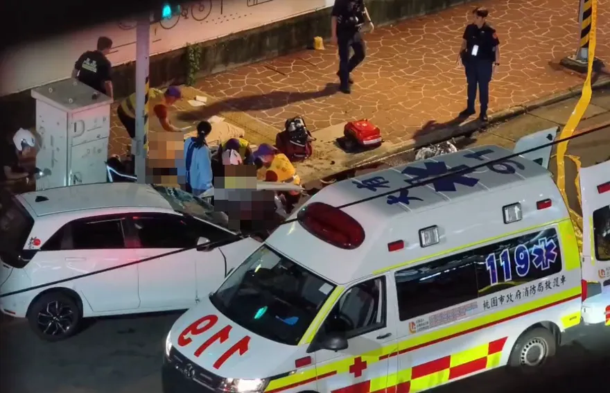 影/桃園警匪飛車追逐　2行人遭撞飛命危駕駛昏迷