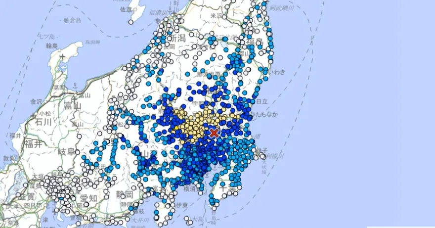 東京劇烈搖晃！茨城5.5強震襲關東　高樓狂擺民眾驚逃