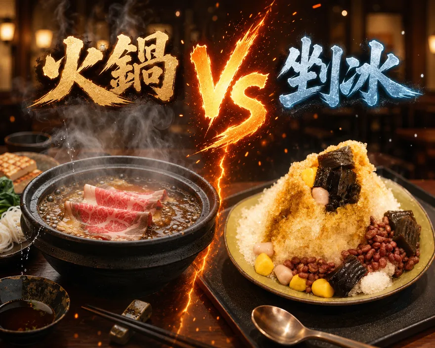 選戰料理東西軍開打！蔣萬安「火鍋」比喻台北　沈伯洋「剉冰」對決